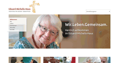 Desktop Screenshot of eduard-michelis-haus.de